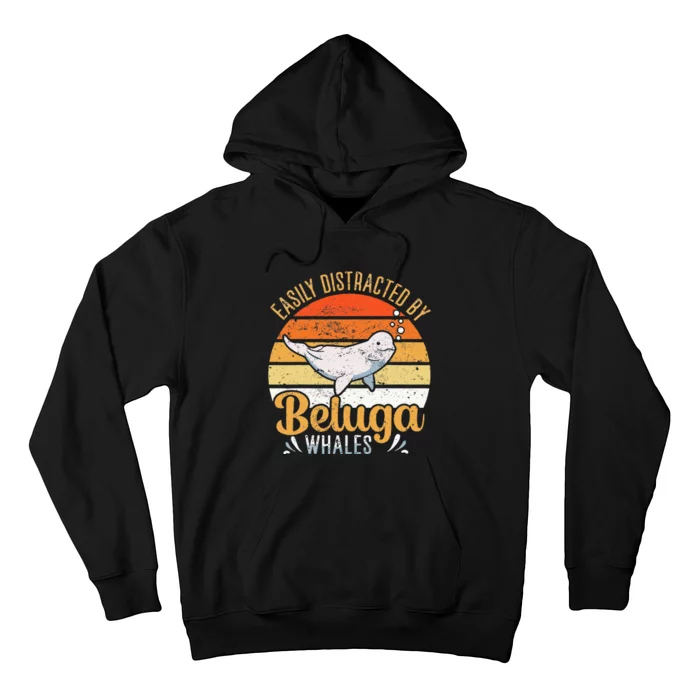 Beluga Whale White Whale Sea Canary Whale Watching Hoodie