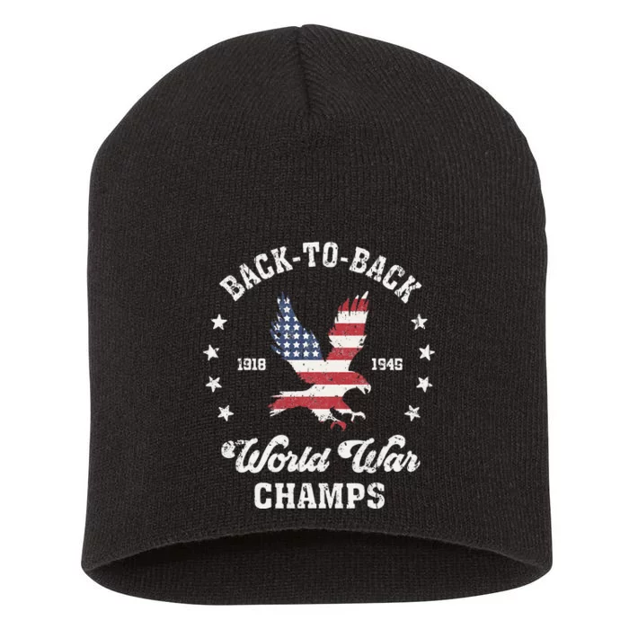 Backtoback World War Champs Short Acrylic Beanie