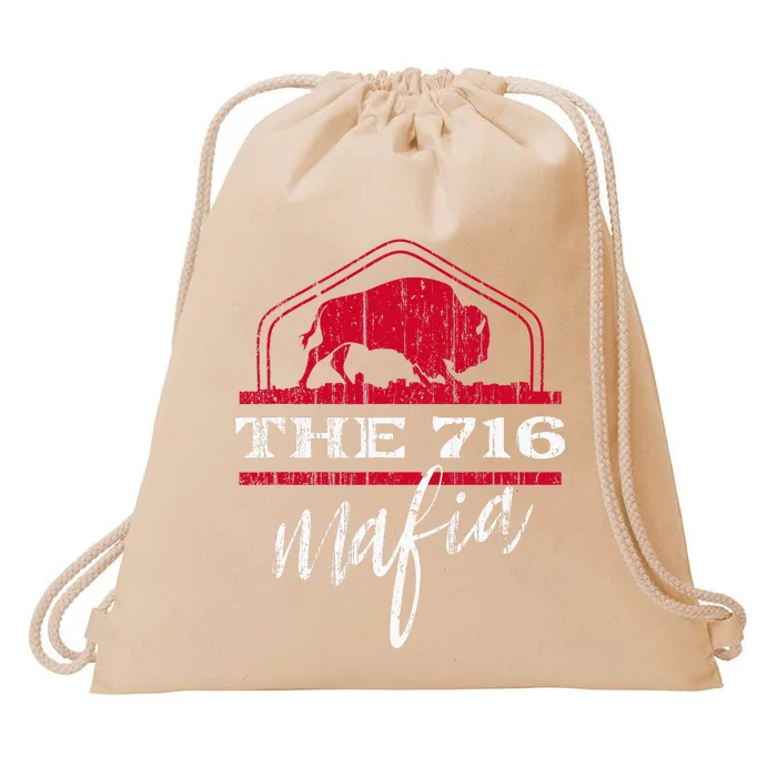 Bflo Wny West New York For The 716 Area Code Buffalo Ny Drawstring Bag