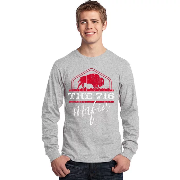 Bflo Wny West New York For The 716 Area Code Buffalo Ny Tall Long Sleeve T-Shirt