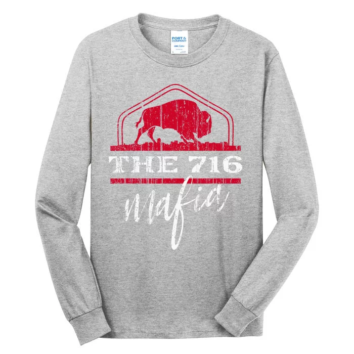 Bflo Wny West New York For The 716 Area Code Buffalo Ny Tall Long Sleeve T-Shirt