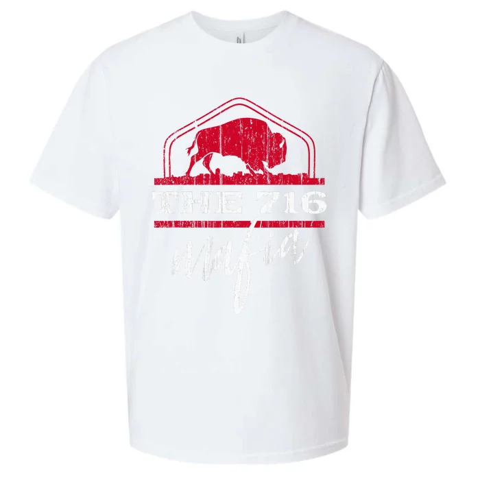 Bflo Wny West New York For The 716 Area Code Buffalo Ny Sueded Cloud Jersey T-Shirt