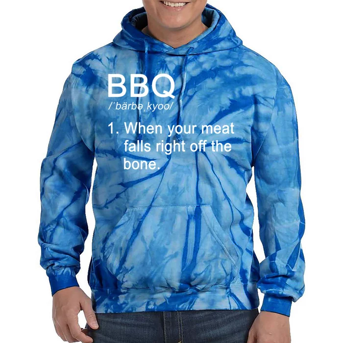 Bbq When Your Meat Falls Right Off The Bone Grill Master Gift Tie Dye Hoodie