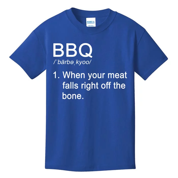 Bbq When Your Meat Falls Right Off The Bone Grill Master Gift Kids T-Shirt