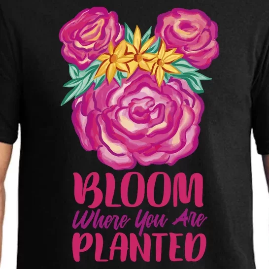 Bloom Where You Are Planted Floral Pajama Set