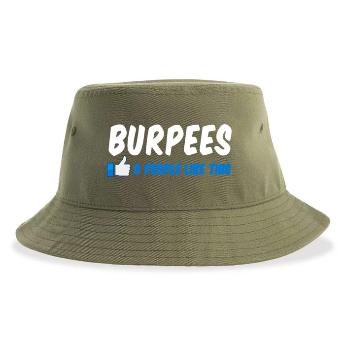 Burpees Workout Zero People Like This Funny Fit Mom Gift Sustainable Bucket Hat