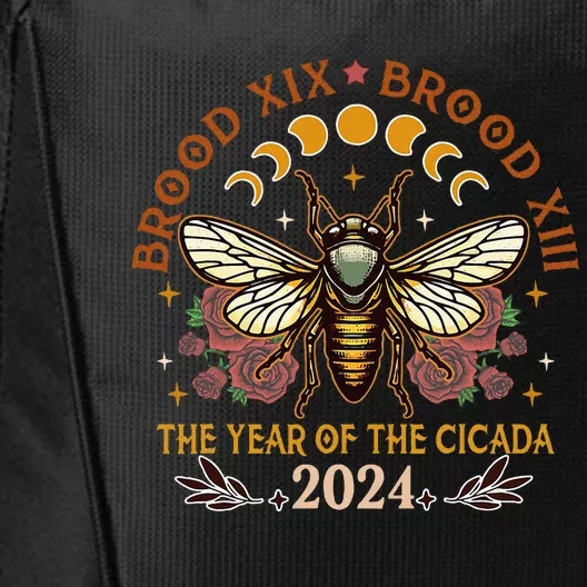 Brood Xix Brood Xiii Year Of The Cicada 2024 City Backpack