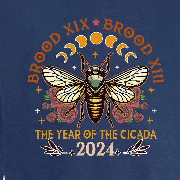 Brood Xix Brood Xiii Year Of The Cicada 2024 Garment-Dyed Sweatshirt