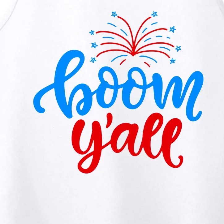 Boom Yall 4th Of July Firework Festive Performance Tank