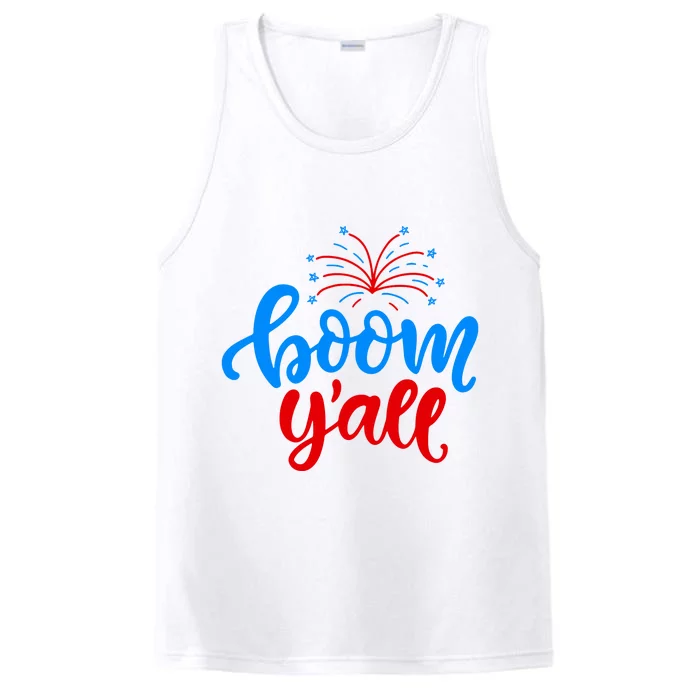 Boom Yall 4th Of July Firework Festive Performance Tank