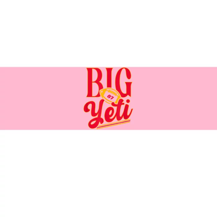 Big Yeti 87 Number Bumper Sticker