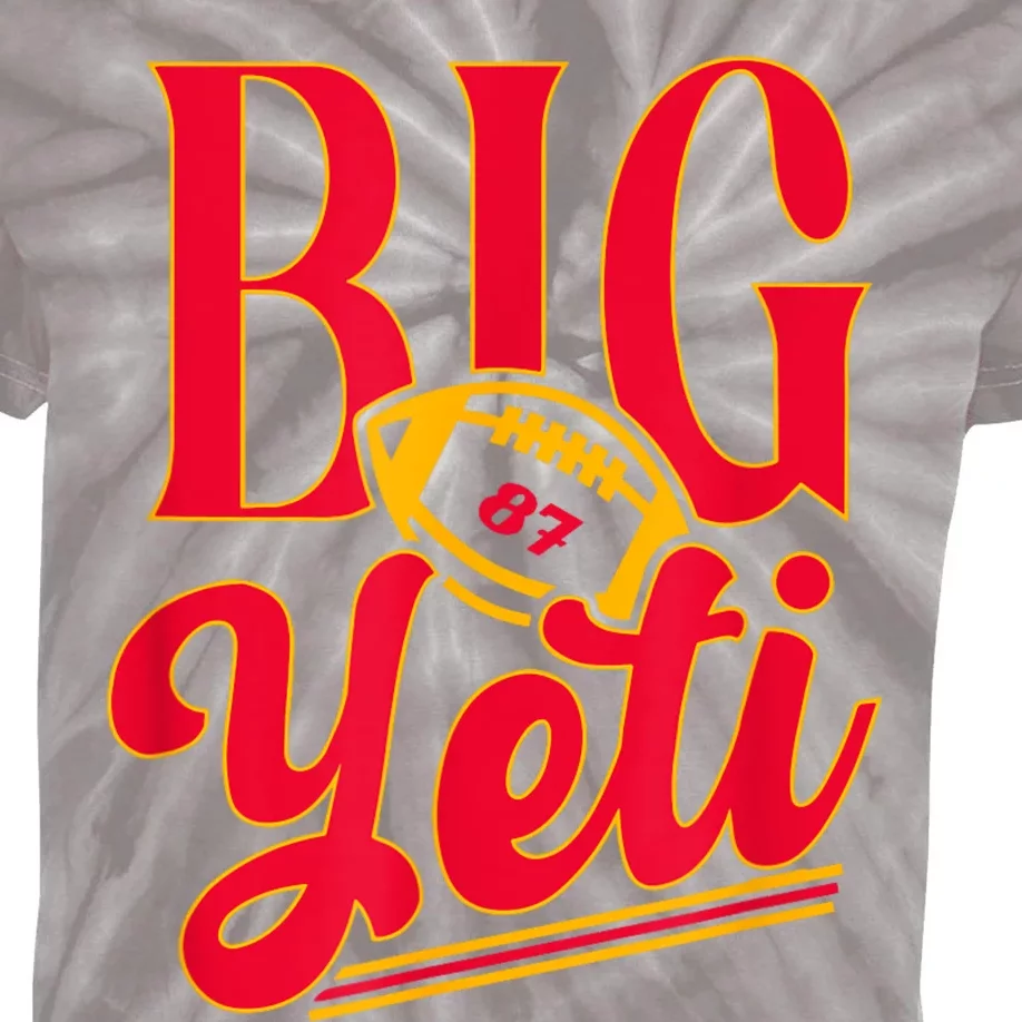 Big Yeti 87 Number Kids Tie-Dye T-Shirt