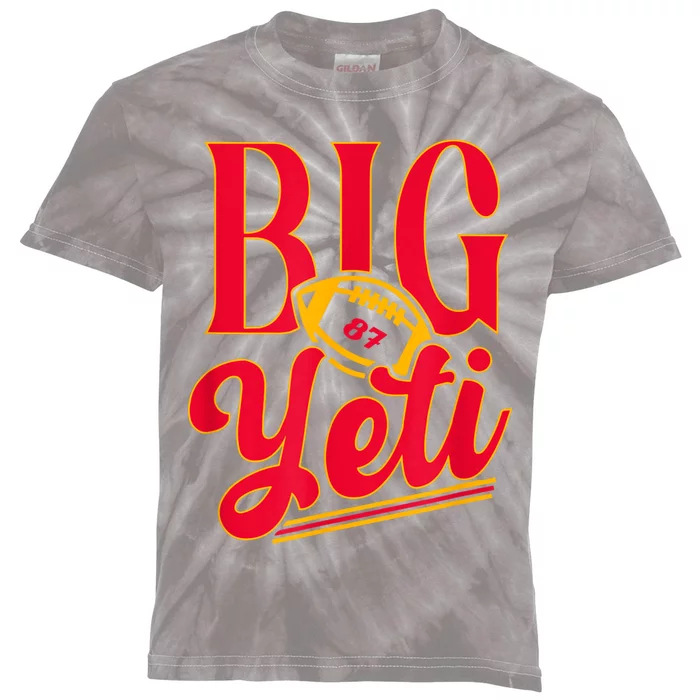 Big Yeti 87 Number Kids Tie-Dye T-Shirt