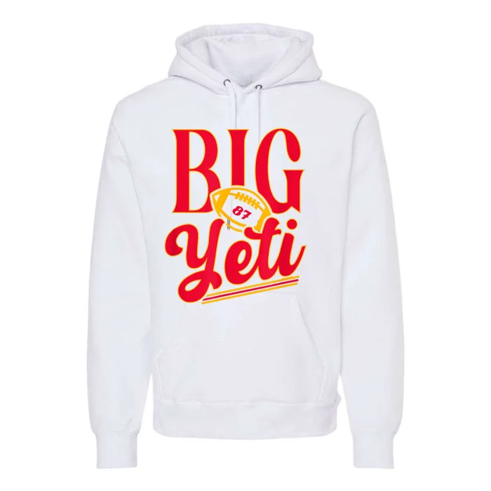 Big Yeti 87 Number Premium Hoodie