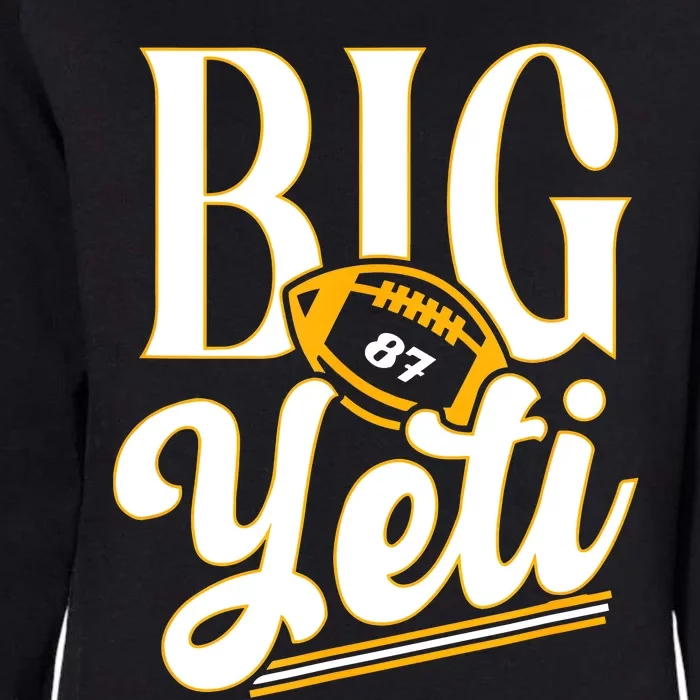 Big Yeti 87 Number Womens California Wash Sweatshirt