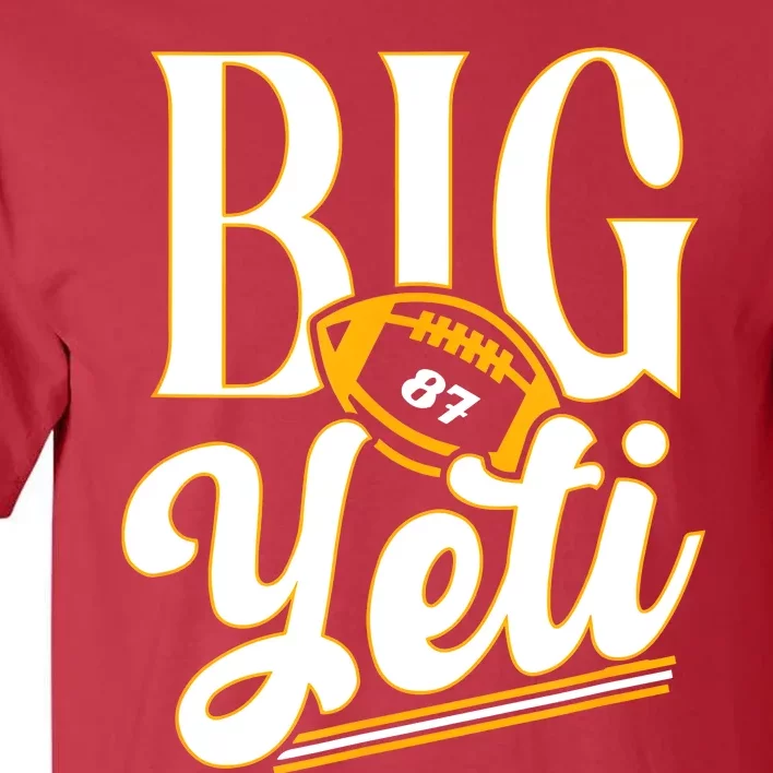 Big Yeti 87 Number Tall T-Shirt