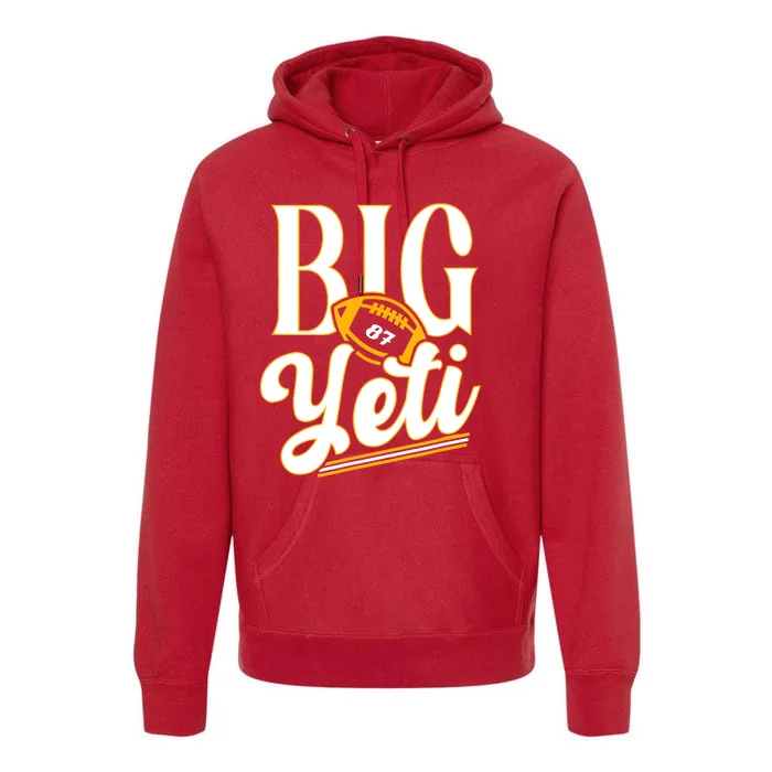 Big Yeti 87 Number Premium Hoodie