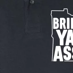 Bring Ya Ass Basketball Funny Softstyle Adult Sport Polo