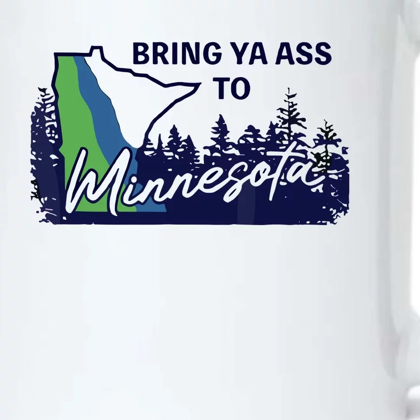 Bring Ya Ass To Minnesota Black Color Changing Mug