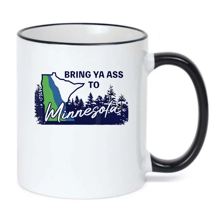 Bring Ya Ass To Minnesota Black Color Changing Mug