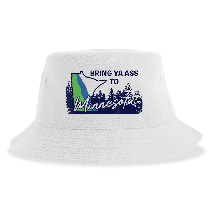 Bring Ya Ass To Minnesota Sustainable Bucket Hat