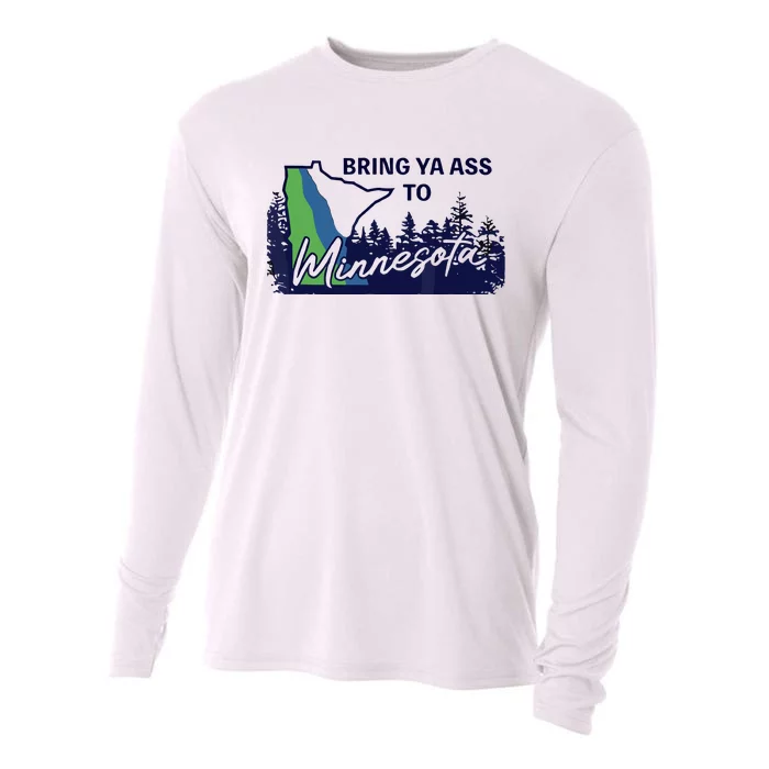 Bring Ya Ass To Minnesota Cooling Performance Long Sleeve Crew