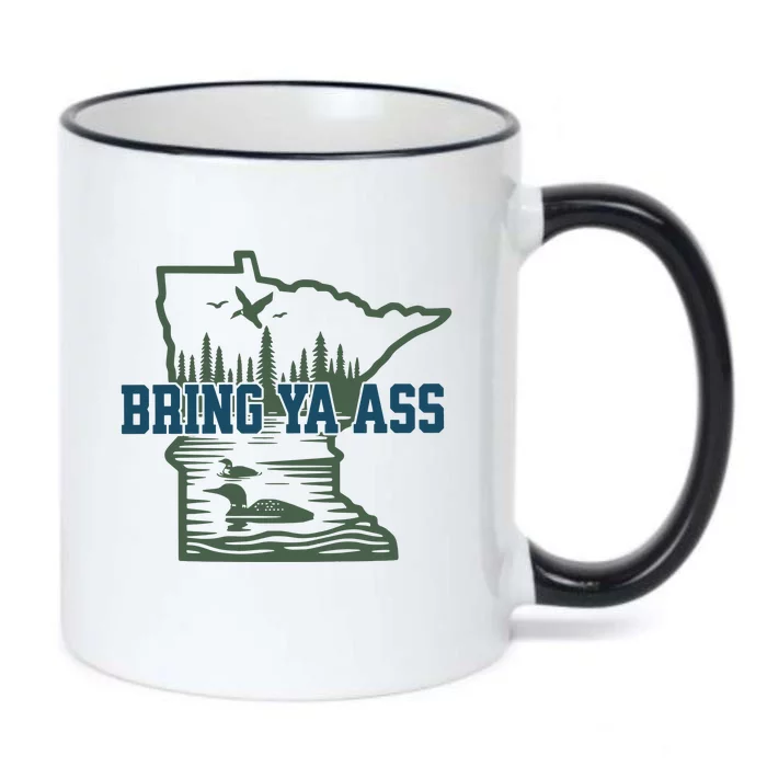 Bring Ya Ass Minnesota Black Color Changing Mug