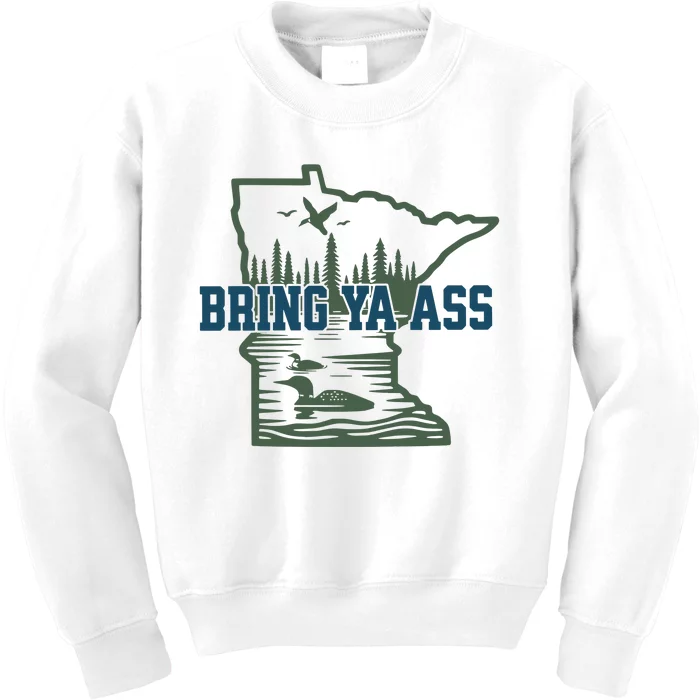 Bring Ya Ass Minnesota Kids Sweatshirt