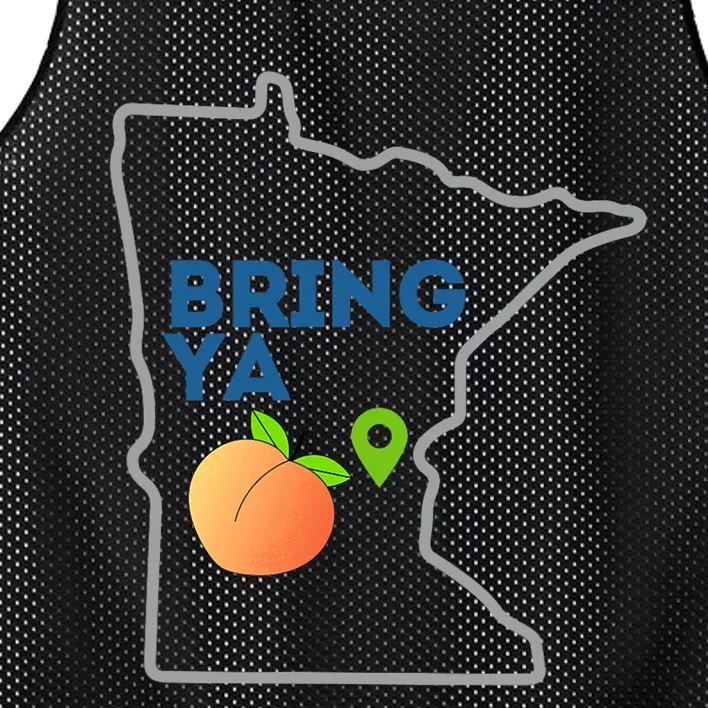 Bring Ya Ass To Mn Mesh Reversible Basketball Jersey Tank