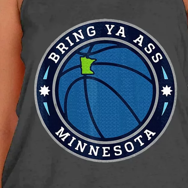 Bring Ya Ass To Minnesota Women's Knotted Racerback Tank