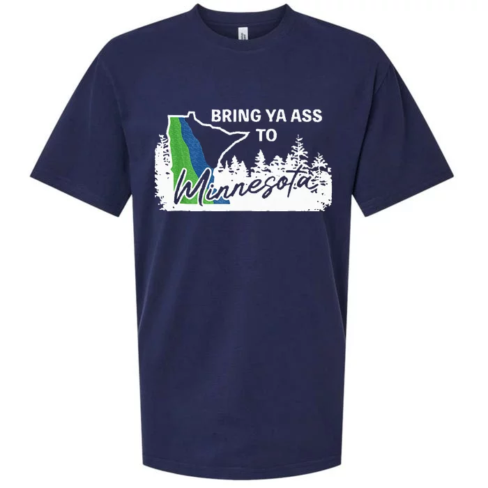 Bring Ya Ass To Minnesota Funny Minnesota Anthony Sueded Cloud Jersey T-Shirt