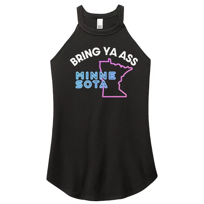 Bring Ya Ass To Minnesota Women’s Perfect Tri Rocker Tank