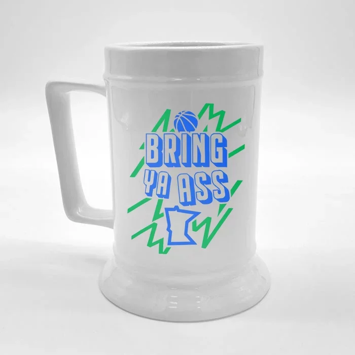 Bring Ya Ass To Minnesota Front & Back Beer Stein