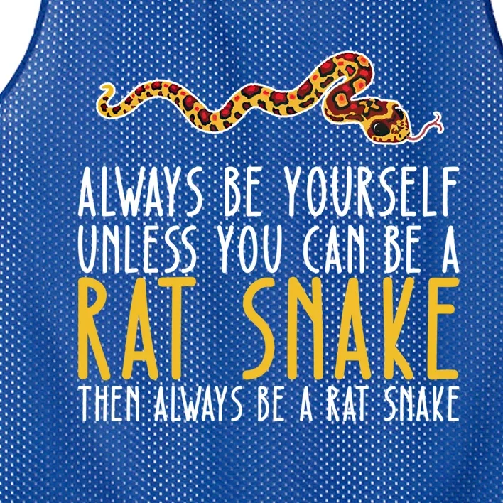 Be Yourself Always And Be A Rat Snake Gift Mesh Reversible Basketball Jersey Tank