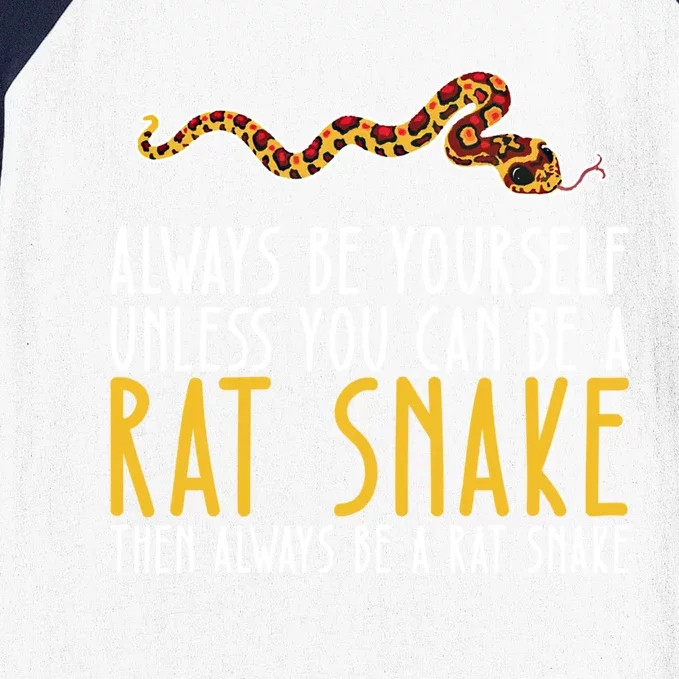 Be Yourself Always And Be A Rat Snake Gift Baseball Sleeve Shirt