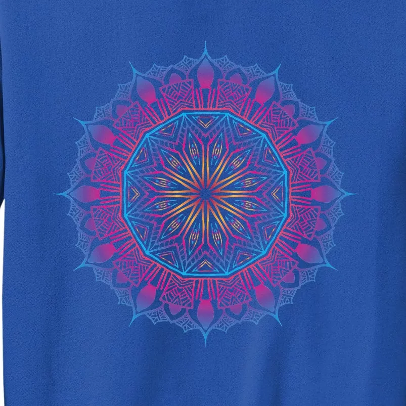 Boho Yoga Art Spiritual Meditation Tall Sweatshirt