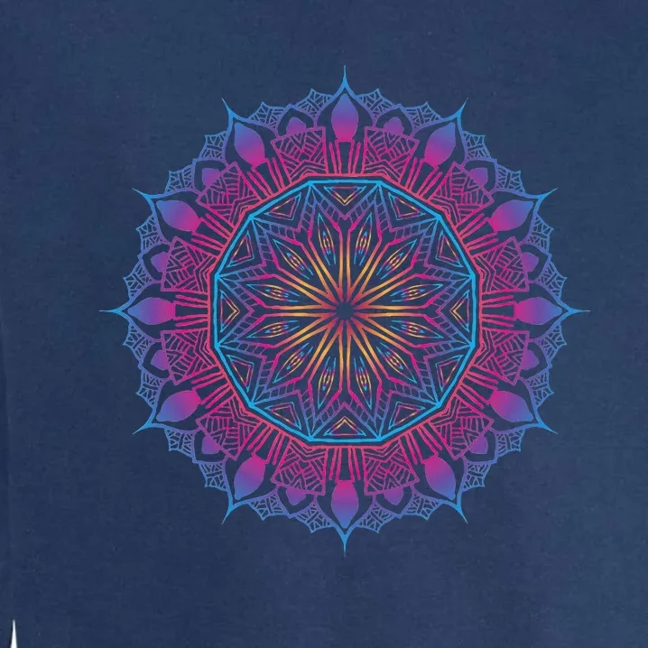 Boho Yoga Art Spiritual Meditation Garment-Dyed Sweatshirt