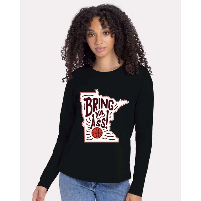 Bring Ya Ass To Mn Womens Cotton Relaxed Long Sleeve T-Shirt