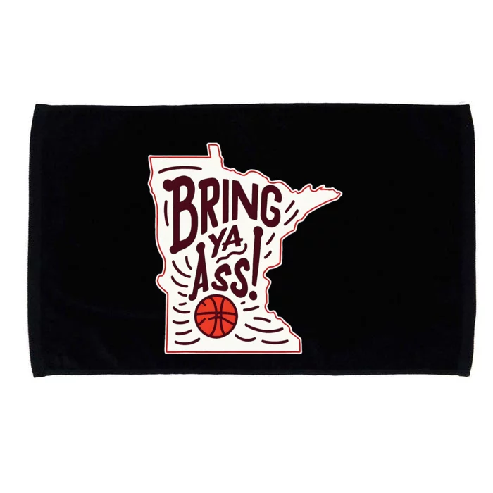 Bring Ya Ass To Mn Microfiber Hand Towel