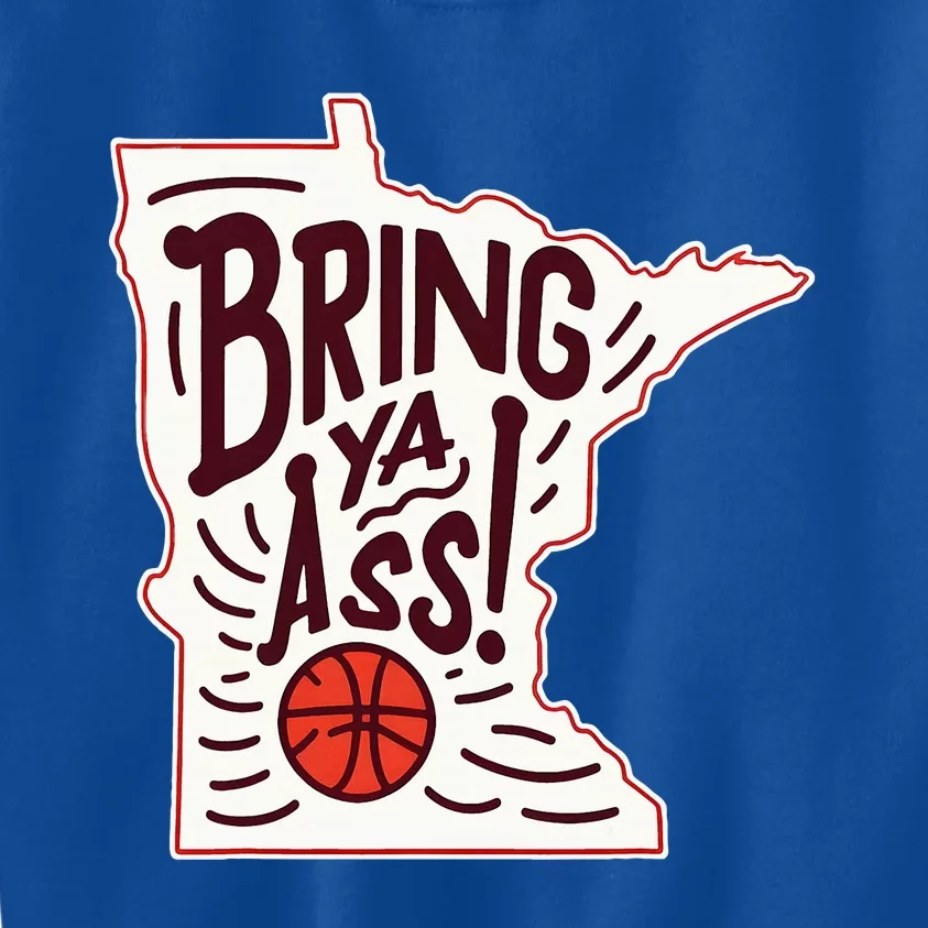 Bring Ya Ass To Mn Kids Sweatshirt