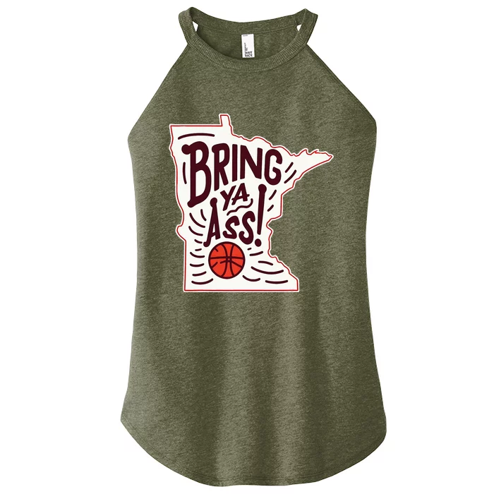 Bring Ya Ass To Mn Women’s Perfect Tri Rocker Tank