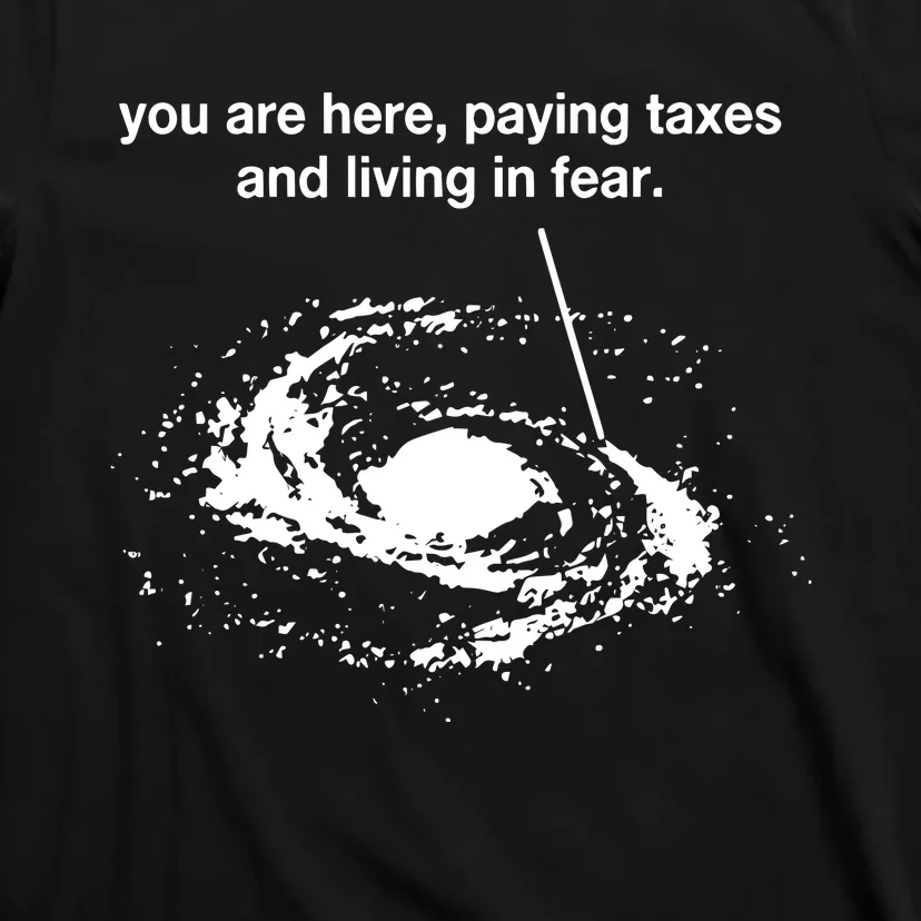 Bricksnpapers You Are Here Paying Taxes And Living In Fear T-Shirt