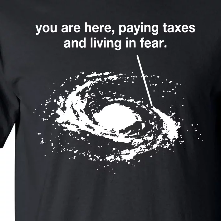 Bricksnpapers You Are Here Paying Taxes And Living In Fear Tall T-Shirt