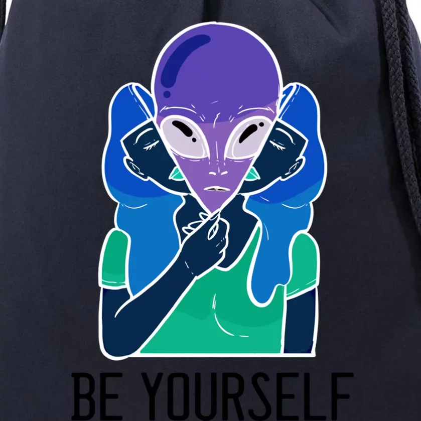 Be Yours Alien Fan Gift Drawstring Bag