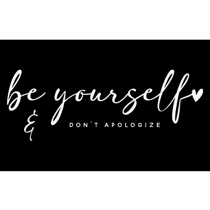 Be Yourself And Don't Apologize Boho Bumper Sticker