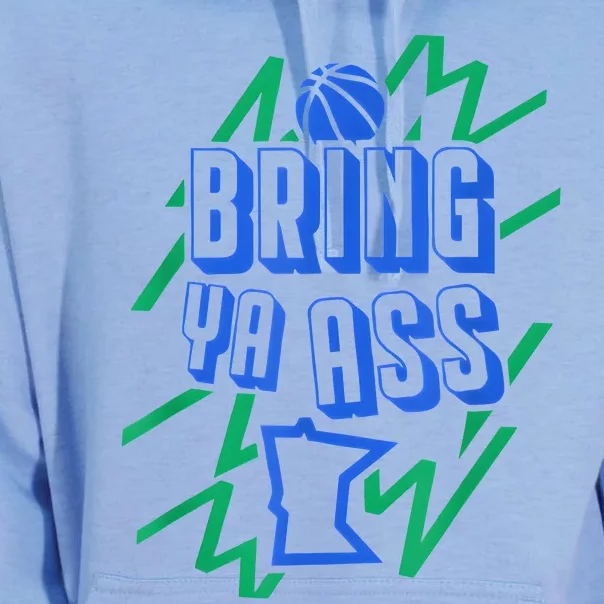 Bring Ya Ass To Minnesota Unisex Surf Hoodie