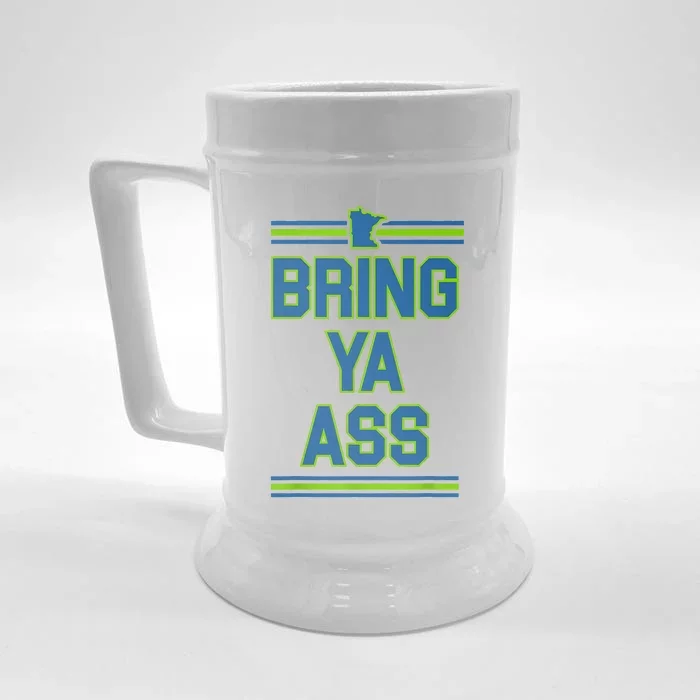 Bring Ya Ass To Minnesota Front & Back Beer Stein