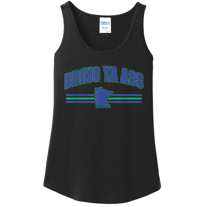 Bring Ya Ass To Minnesota Funny Minnesota Anthony Says Ladies Essential Tank