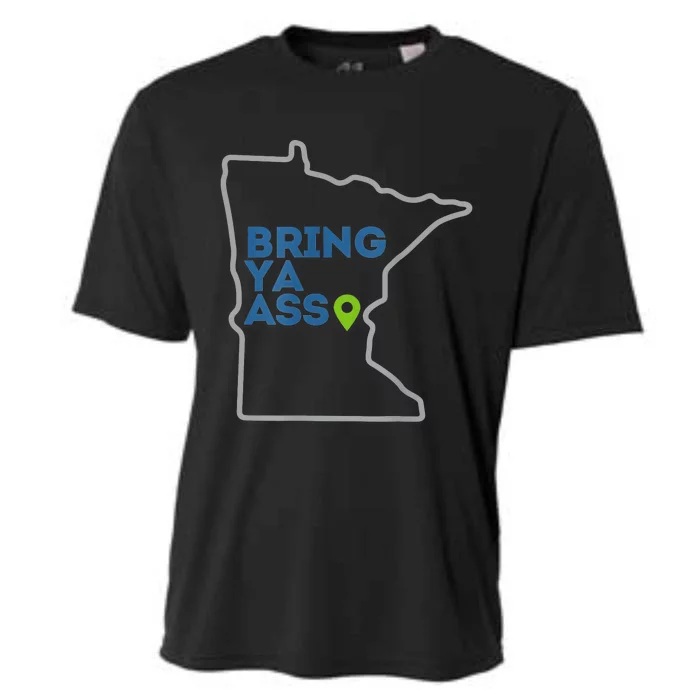 Bring Ya Ass To Minnesota Mn Cooling Performance Crew T-Shirt