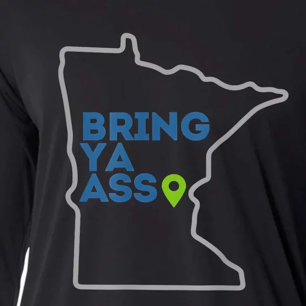 Bring Ya Ass To Minnesota Mn Cooling Performance Long Sleeve Crew